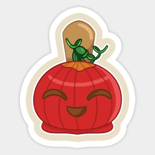 Candy Apple Pumpkin Sticker